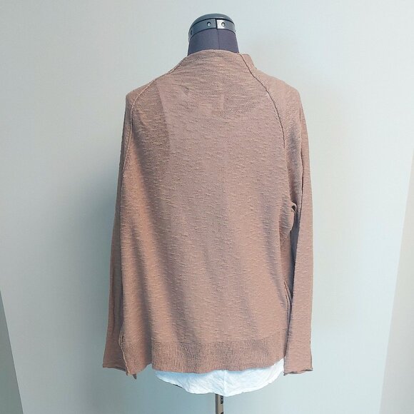 Brochu Walker Cotton/Linen Open Style Cardigan - Size M - Picture 6 of 10